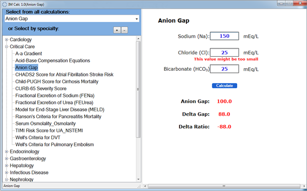 clinical calculator